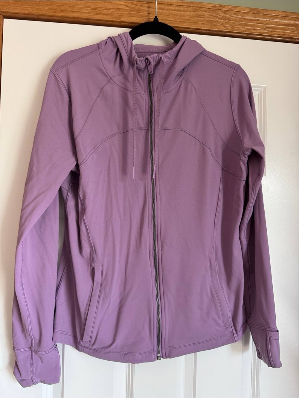 EUC Lululemon Women's Lavender Zip Hoodie Jacket size 16